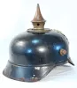 Prussian Ersatz Black Lacquered Metal Helmet Visuel 4